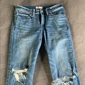 Madewell High Riser Skinny Crop